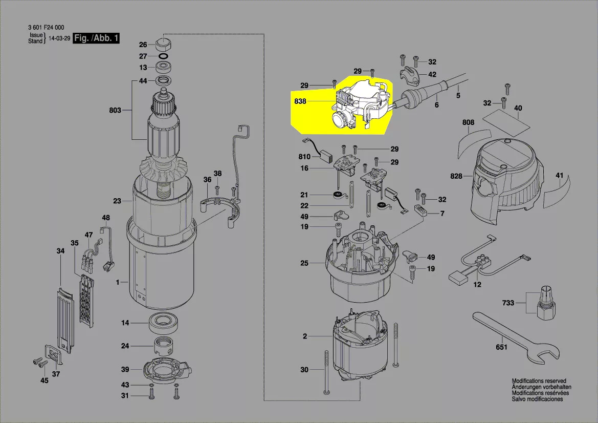 Module variateur électronique réf. 2 610 018 987 Bosch